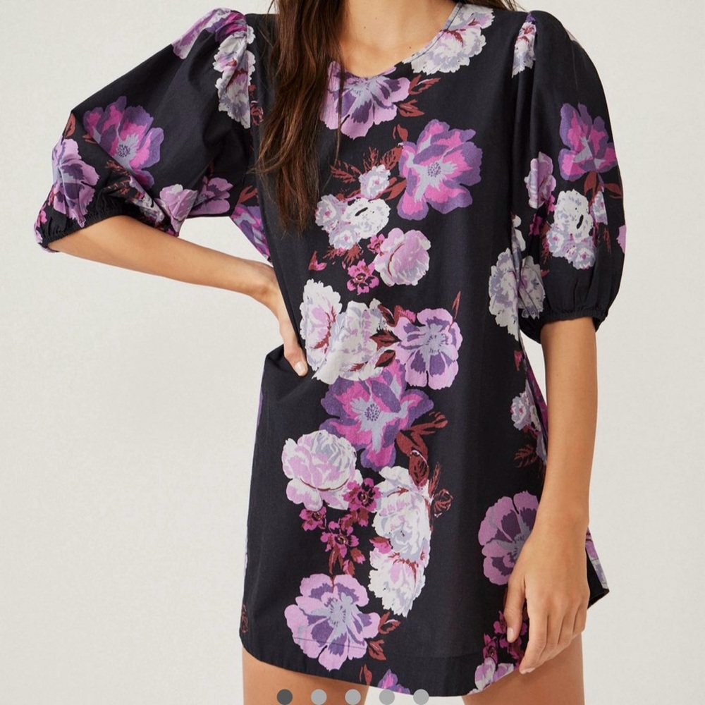 Free People Maye Poplin Tunic size medium BNWT